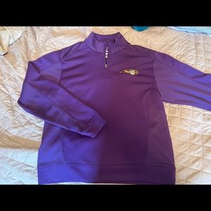 Vintage ECU East Carolina university pirates Pullover quarter zip